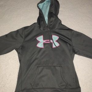 Under armour grey hoodie